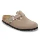 Birkenstock Ciabatta Boston Rivet Taupe Grigio Marrone | Birkenstock | 