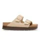 Birkenstock Ciabatta Arizona Platfrom Veg Sandcastle Beige 1031261