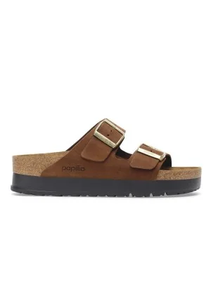 Birkenstock Ciabatta Arizona Platform Dark Tea Marrone 1028366