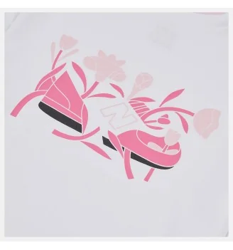 New Balance Tuta Scarpe Flora Graphic Kids Bianco Nero | New Balance | 