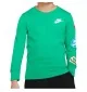 Nike Maglia Retro Stickers Bambini Verde 86L833-E5D