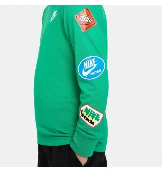 Nike Maglia Retro Stickers Bambini Verde | Nike | 