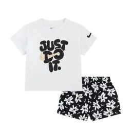 Nike Tuta Bold Play Mesh Bianco Nero 36N914-023