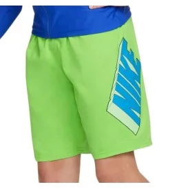 Nike Pantaloncini Costume 7 Volley Swimming Verde Blu NESSE805-335
