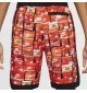 Nike Pantaloncini Costume 7 Volley Swimming Rosso Nero | Nike | 