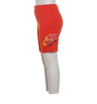 Nike Pantaloncini Active Joy French Terry Rosso Arancione | Nike | 
