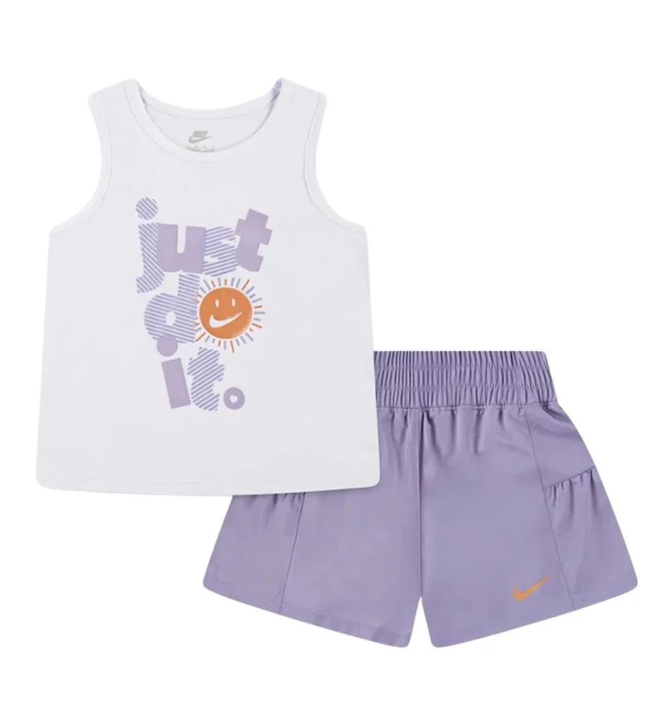 Nike Tuta Sunny Swoosh Bianco Lilla 16M934-P63