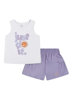Nike Tuta Sunny Swoosh Bianco Lilla 16M934-P63