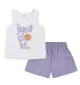 Nike Tuta Sunny Swoosh Bianco Lilla 16M934-P63
