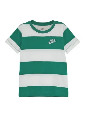 Nike T-shirt Club Seasonal Bianco E Verde 86M368-E6Z