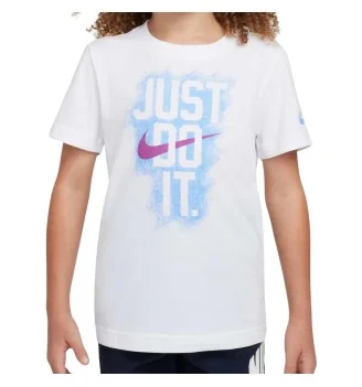 Nike T-shirt Powder Play Just Do It Bianco 86M524-001