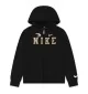 Nike Felpa Cappuccio Zip Collegiate Nero 9Q1097-023