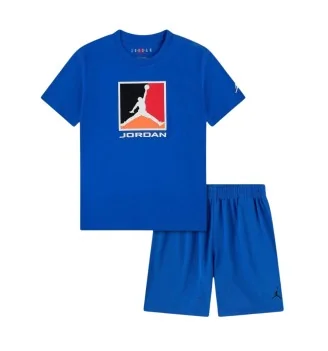 Jordan Tuta Brooklyn Big Logo Mesh Blu 85F478-U89