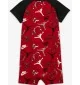Jordan Completo Air Jumbled Romper Rosso Nero | Jordan | 