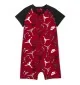 Jordan Completo Air Jumbled Romper Rosso Nero 65B220-R78