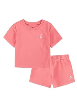 Jordan Tuta Brooklyn Essential Fleece Bambine Rosa Pesca 3BD721-A0Y