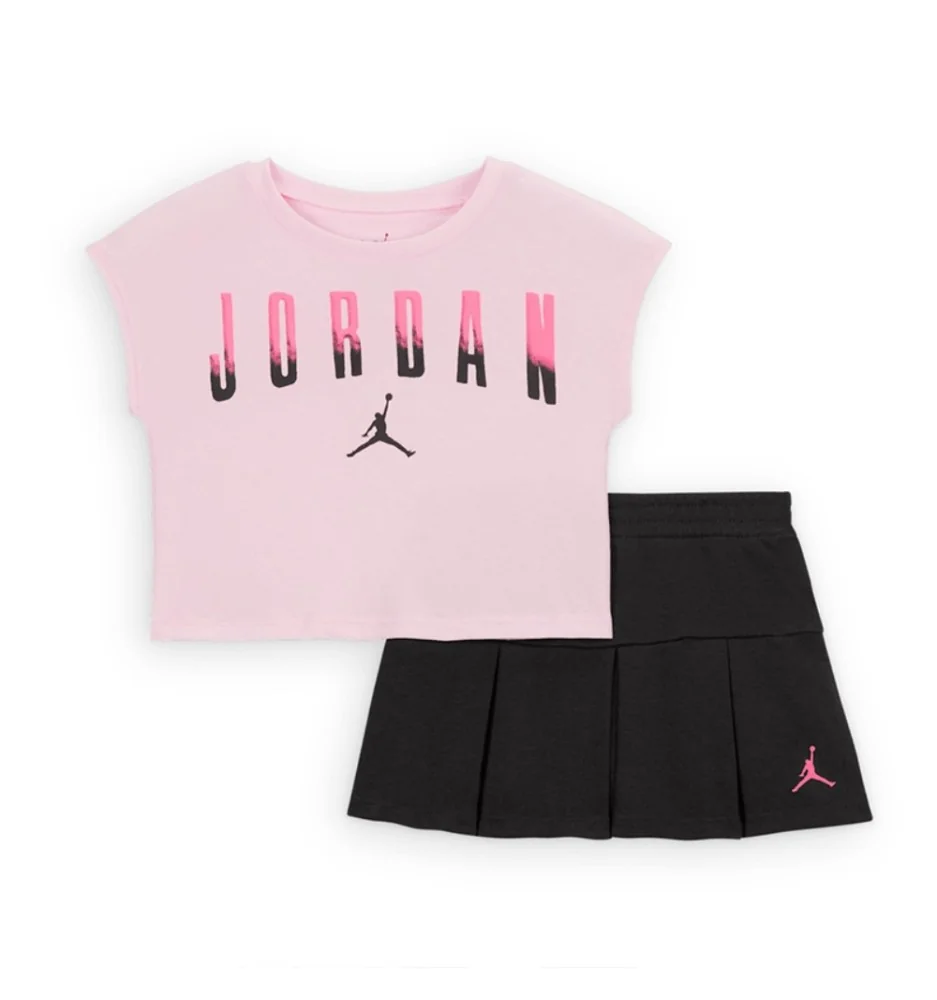 Jordan Tuta Pleated Rosa Nero 15D974-G0T