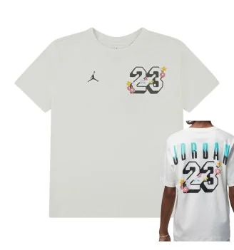 Jordan T-shirt Summer Bloom Oversized Bianco 45D923-782