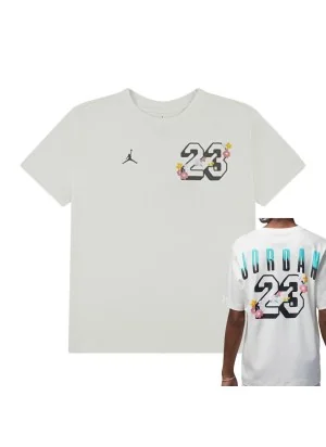 Jordan T-shirt Summer Bloom Oversized Bianco 45D923-782