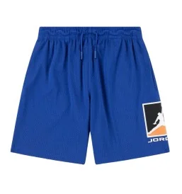 Jordan Pantaloncini Mj Brk Big Logo Mesh Blu 95F475-U89
