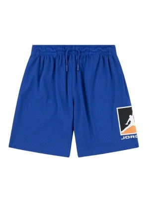 Jordan Pantaloncini Mj Brk Big Logo Mesh Blu 95F475-U89