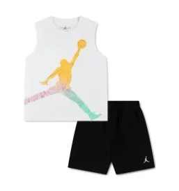 Jordan Tuta Canotta Festival Cargo Bianco Nero 85F825-023