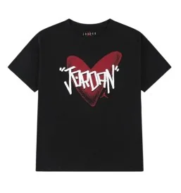 Jordan T-shirt Heart Sketch Nero 45F866-023