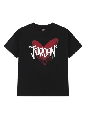 Jordan T-shirt Heart Sketch Nero 45F866-023