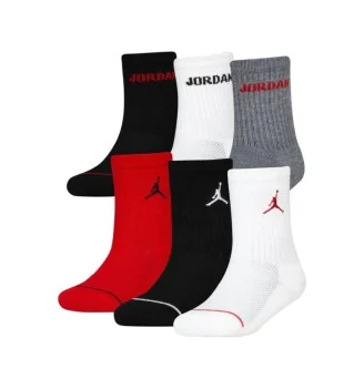 Jordan Calzini Legend Crew 6 Paia Multicolore BJ0343-RK2