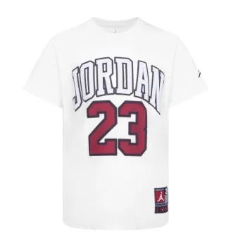 Jordan T-shirt 23 Practice Flight Bianco 85A088-001