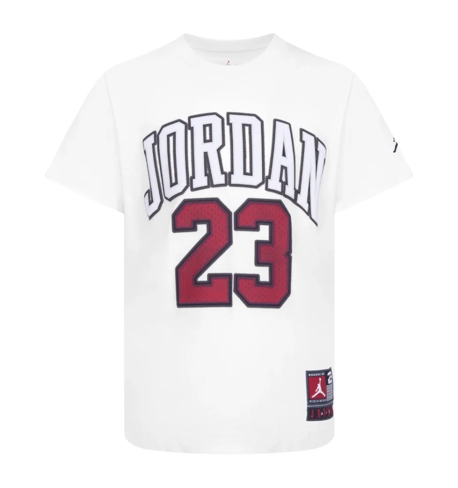 Jordan T-shirt 23 Practice Flight Bianco 85A088-001