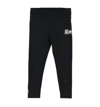 Converse Leggings All Star High Rise Nero 4CC894-023