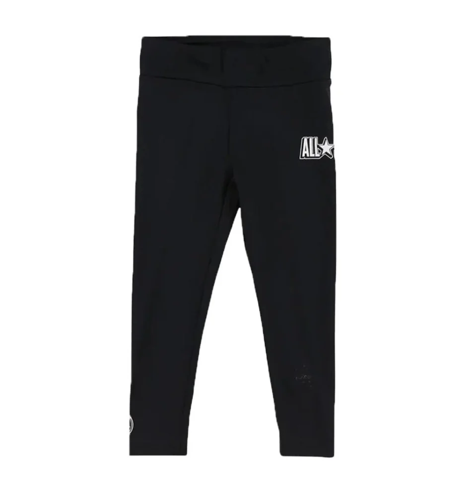 Converse Leggings All Star High Rise Nero 4CC894-023