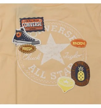 Converse T-shirt Sun Fresh Chuck Patch Giallo Chiaro | Converse | 