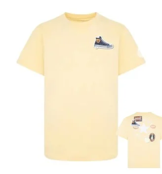 Converse T-shirt Sun Fresh Chuck Patch Giallo Chiaro 9CF813-N76