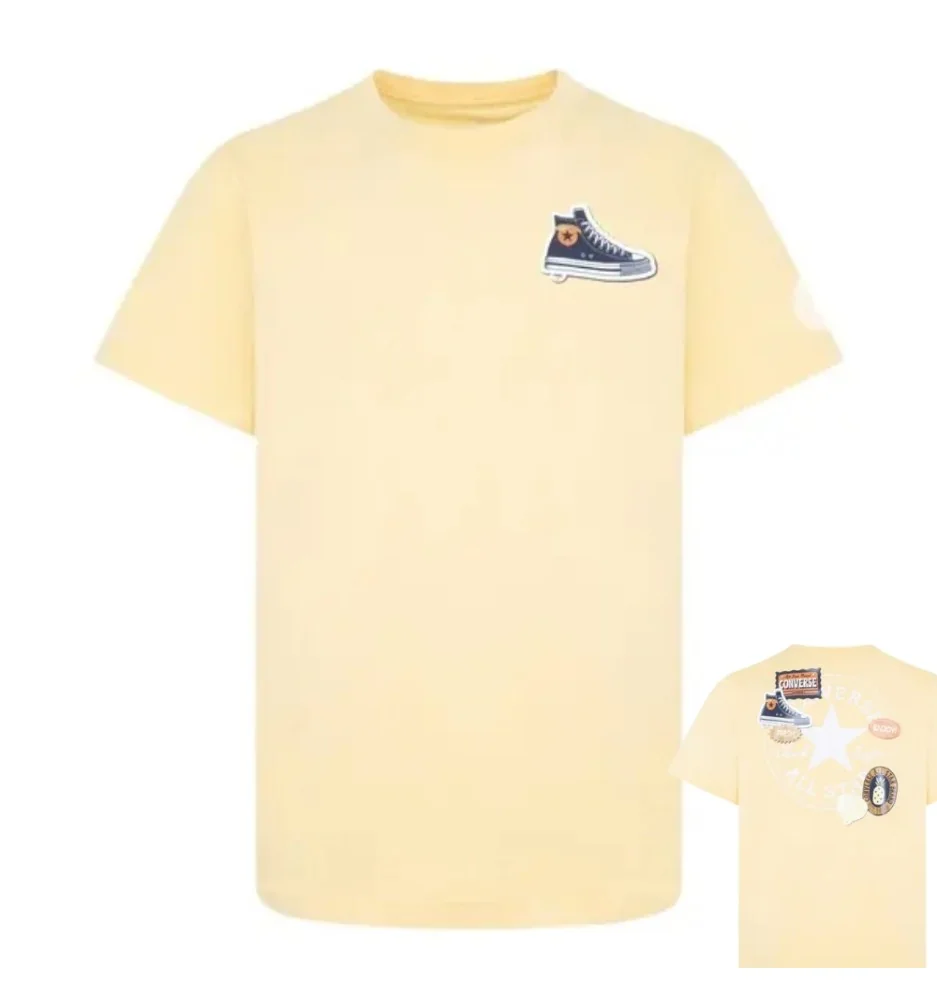 Converse T-shirt Sun Fresh Chuck Patch Giallo Chiaro 9CF813-N76