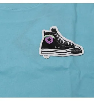 Converse T-shirt Sun Fresh Chuck Patch Celeste | Converse | 