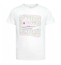 Converse T-shirt Chuck Taylor Graphic Bianco 4CF491-W2Y