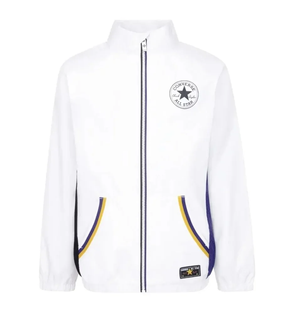 Converse Giacca Windbreaker Hoodless Bianca 9CC342-001
