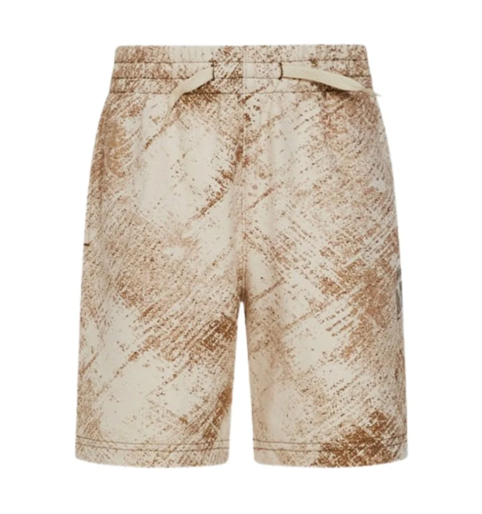 Converse Pantaloncini Relaxed Al Over Print Beige 9CD482-X0L