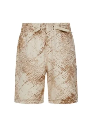 Converse Pantaloncini Relaxed Al Over Print Beige 9CD482-X0L
