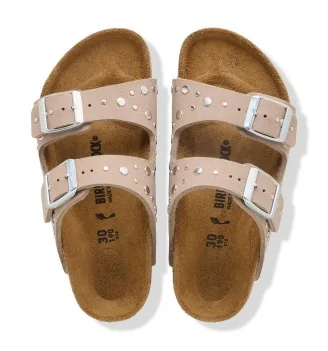 Birkenstock Ciabatta Arizona Rivet Jr Stretta Soft Gray Taupe | Birkenstock | 
