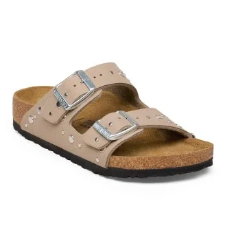 Birkenstock Ciabatta Arizona Rivet Jr Stretta Soft Gray Taupe | Birkenstock | 