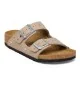 Birkenstock Ciabatta Arizona Rivet Jr Stretta Soft Gray Taupe | Birkenstock | 
