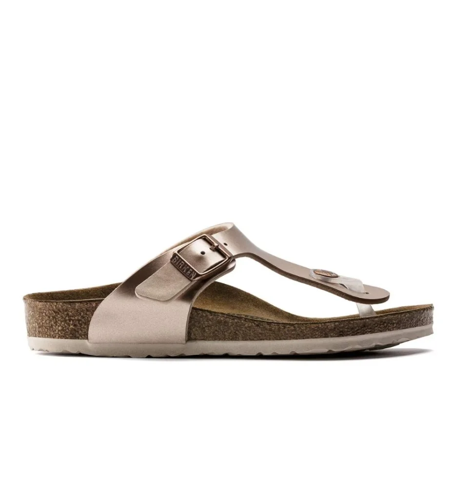Birkenstock Infradito Gizeh Jr Stretta Electric Metallic Copper Rame 1012526 Birkenstock Infradito Gizeh Jr Stretta Electric Metallic Copper Rame 1012526