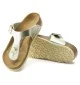 Birkenstock Infradito Gizeh Jr Stretta Electric Metallic Gold Oro | Birkenstock |