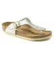 Birkenstock Infradito Gizeh Jr Stretta Electric Metallic Gold Oro | Birkenstock |