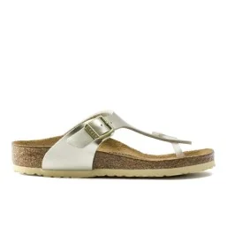 Birkenstock Infradito Gizeh Jr Stretta Electric Metallic Gold Oro 1015593