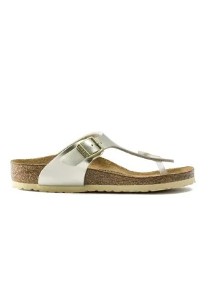 Birkenstock Infradito Gizeh Jr Stretta Electric Metallic Gold Oro 1015593