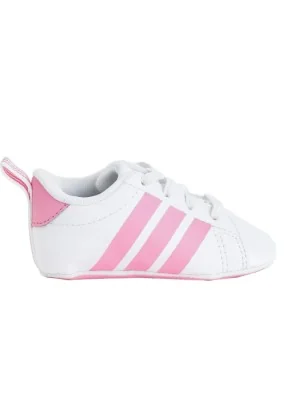 Adidas Scarpe Grand Court Crib Antiscivolo Inf Bianco Rosa KI8217